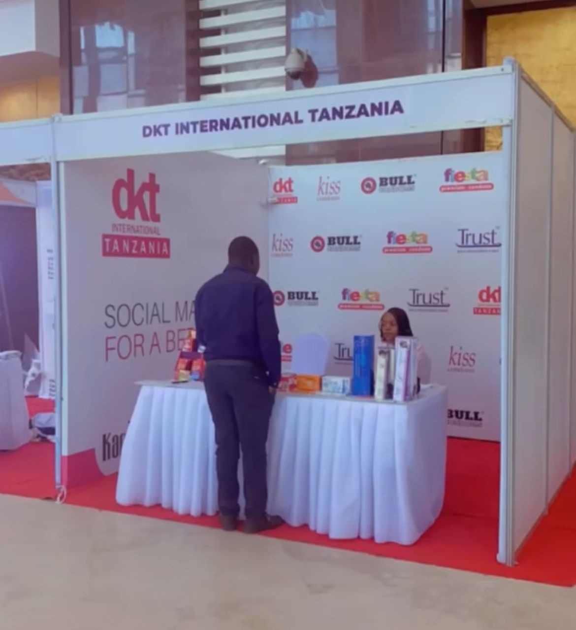 Board-Decorated Exhibition Booth